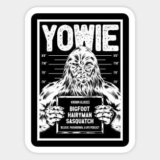 Wanted: Yowie Sticker